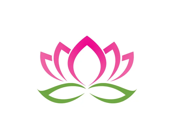 Vektör - Lotus çiçek işareti sağlık, Spa ve Yoga için. Vektör çizim