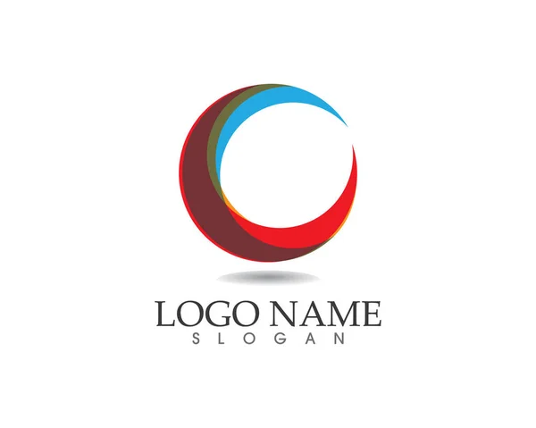 Vektör - teknoloji daire logo ve sembolleri — Stok Vektör