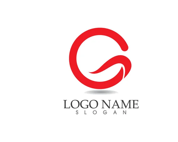 G Lettre Logo Modèle d'entreprise icône vectorielle — Image vectorielle