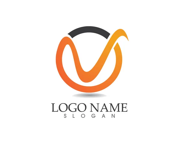 W Lettre Logo Business Template icône vectorielle — Image vectorielle