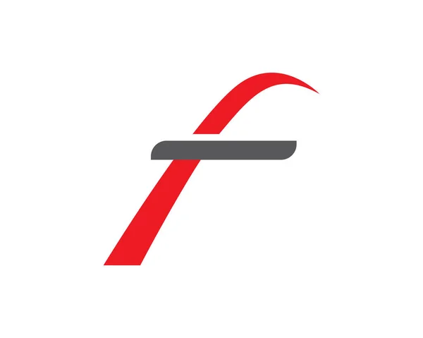 Швидка лінія F-літери логотип монограма — стоковий вектор