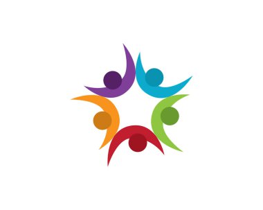 Başarılı insanlar bakım başarı sağlık hayat logo logo şablonu-