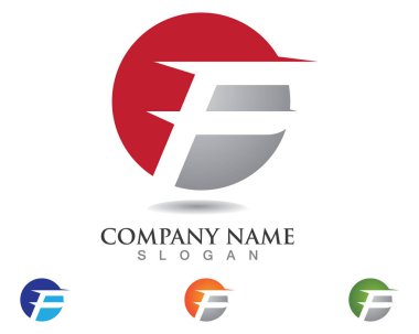 İş finans logosu - vektör konsepti çizimi