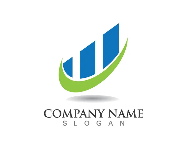 Yritysrahoituksen logo - vektoriesimerkki — vektorikuva