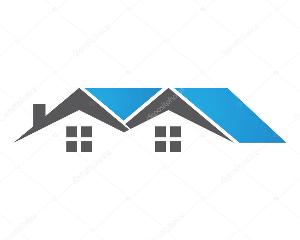 Home buildings logo icons template