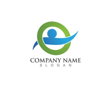 Başarılı insanlar bakım başarı sağlık hayat logo logo şablonu-