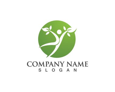 Başarı insanların bakım yaşam logo ve sembolleri şablonu