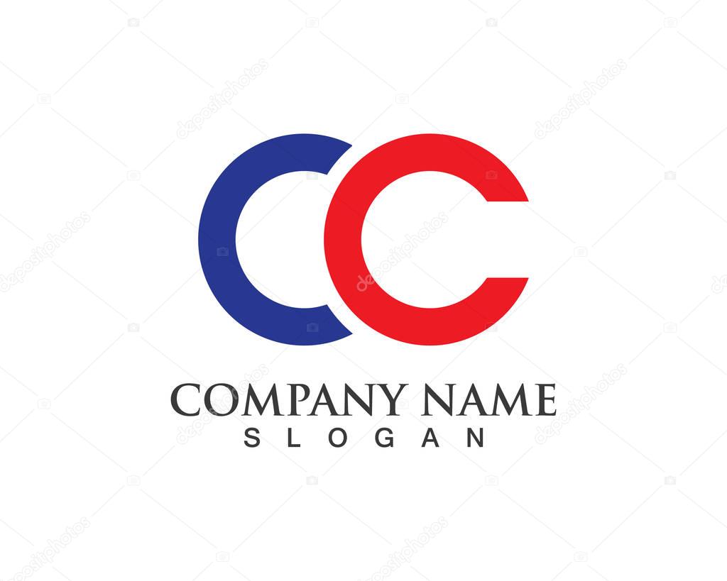 CC letters logo and symbols