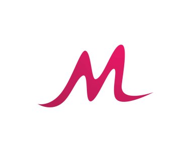 M harfi vektör simgeleri böyle logolar