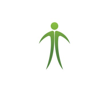 İnsanlar başarıyı önemser sağlık logosu simgeleri