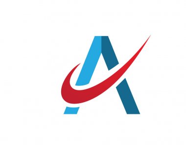 Bir Harf Logosu İş Şablonu Vektör simgesi