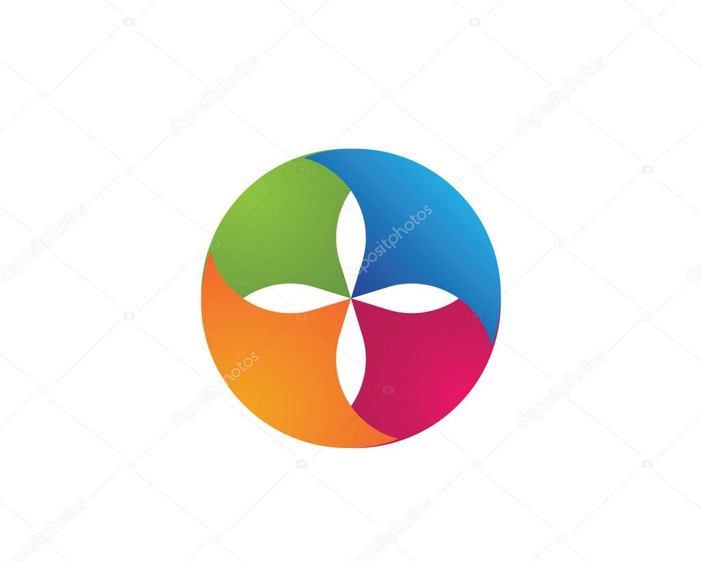 Vector - Technology circle logo and symbols