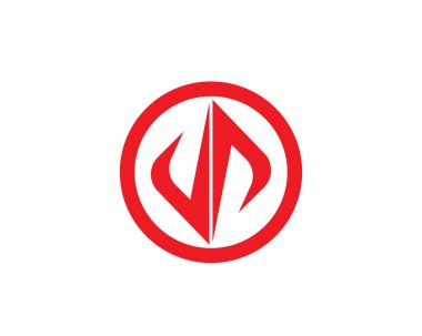 Sihirli mızrak logosu ve semboller şablon vektörü