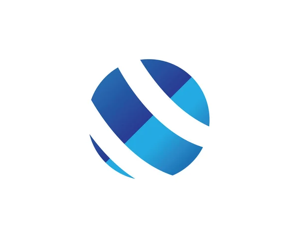 ベクトル - 技術の円のロゴとシンボル — ストックベクタ