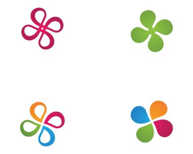 Sonsuzluk logosu ve sembol şablonu