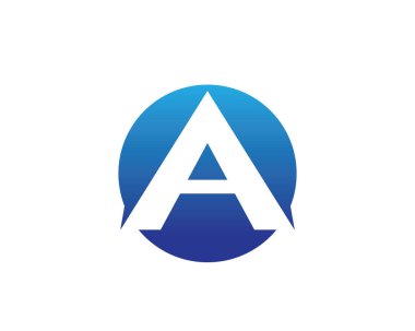 Bir Harf Logosu İş Şablonu Vektör simgesi