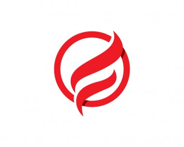 Doğa logosunu ve sembol şablonlarını ateşle