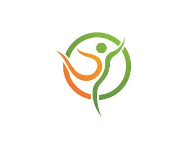 İnsanlar başarıyı önemser sağlık logosu simgeleri