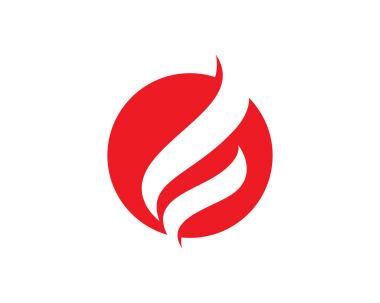 Doğa logosunu ve sembol şablonlarını ateşle