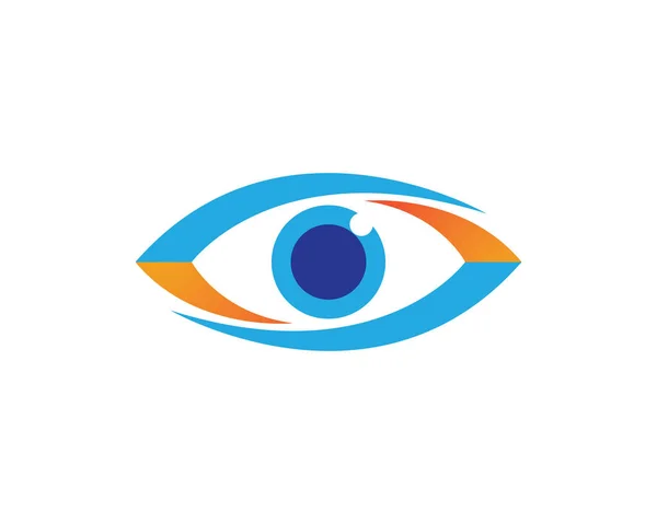 Διάνυσμα - φορέας λογότυπου φροντίδας ματιών — Διανυσματικό Αρχείο