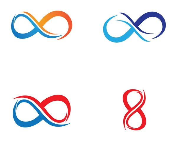 Infinity logo and symbol template — Stock Vector