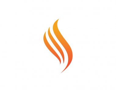 Doğa logosunu ve sembol şablonlarını ateşle