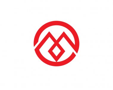 M harfi vektör simgeleri böyle logolar