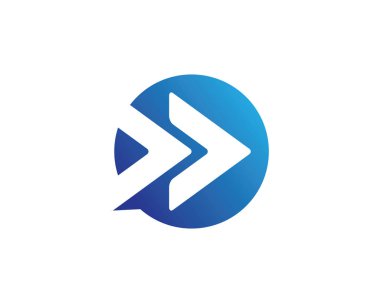 İş finans logosu - vektör konsepti çizimi