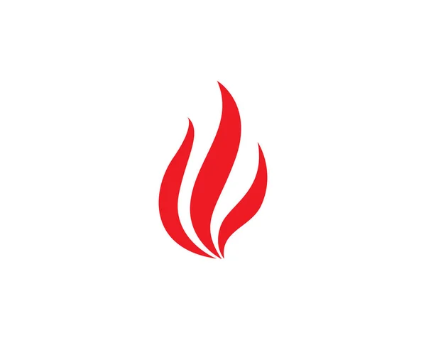 Шаблон логотипа и символов пламени огня — стоковый вектор