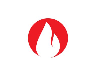 Doğa logosunu ve sembol şablonlarını ateşle