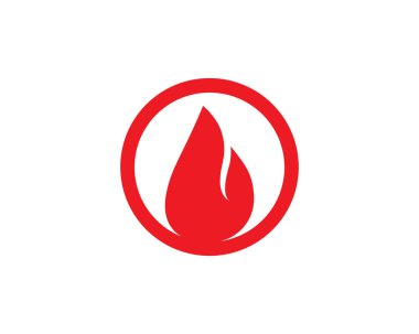 Doğa logosunu ve sembol şablonlarını ateşle