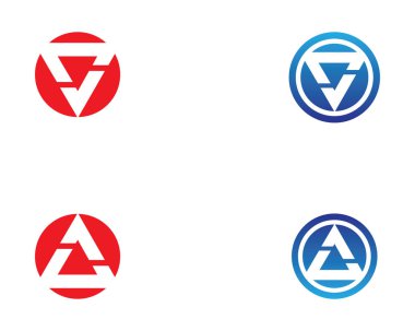 Bir Harf Logosu İş Şablonu Vektör simgesi