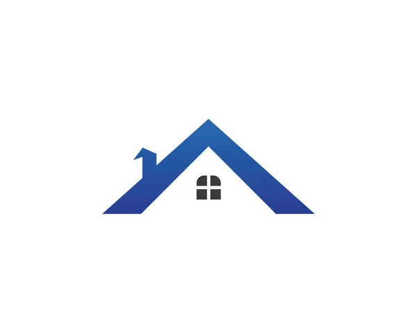 Šablona loga nemovitostí a domů — Stockový vektor