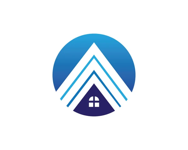 Vorlage für Immobilien und Wohngebäude Logo-Symbole — Stockvektor