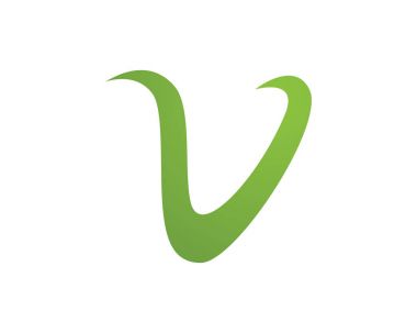 V Harfi Logo İş Şablonu Vektör Simgesi Simgesi