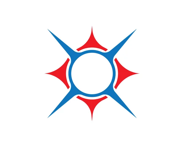 Vector - Brújula signos y símbolos logo — Vector de stock