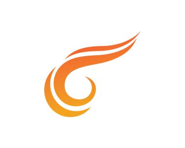 Doğa logosunu ve sembol şablonlarını ateşle