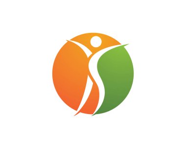 İnsanlar başarıyı önemser sağlık logosu simgeleri