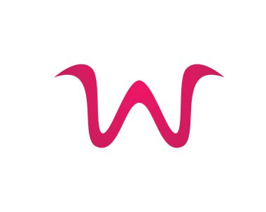 Mektup w vektör simgeler logolar