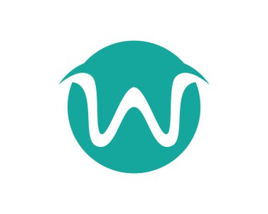 Mektup w vektör simgeler logolar