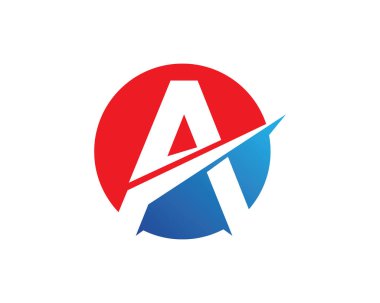 Bir Harf Logosu İş Şablonu Vektör simgesi