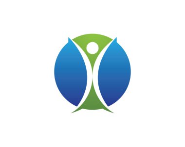 İnsanlar başarıyı önemser sağlık logosu simgeleri