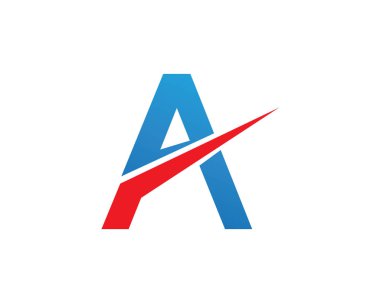 Bir Harf Logosu İş Şablonu Vektör simgesi