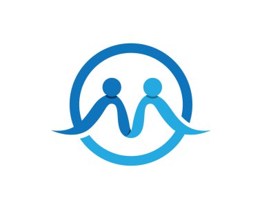 İnsanlar başarıyı önemser sağlık logosu simgeleri