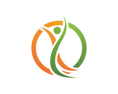 İnsanlar başarıyı önemser sağlık logosu simgeleri
