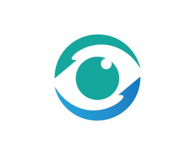Göz bakımı logo vektörü
