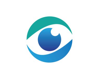 Göz bakımı logo vektörü