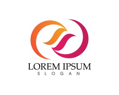 Yeşil doğa logosu ve sembolü bırakıyor