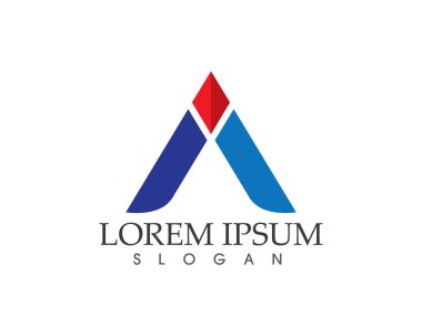 Bir Harf Logosu İş Şablonu Vektör simgesi