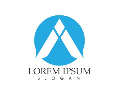 Bir Harf Logosu İş Şablonu Vektör simgesi